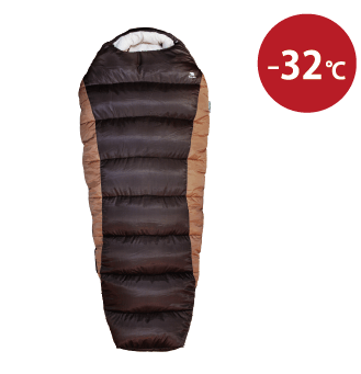 画像：マミー型寝袋-32℃