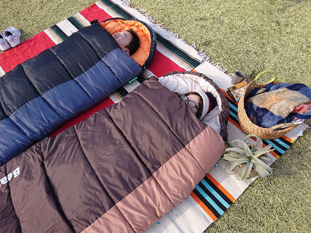 封筒型寝袋-15℃ FX-403 - Bears Rock:寝袋・テントなどアウトドア用品 