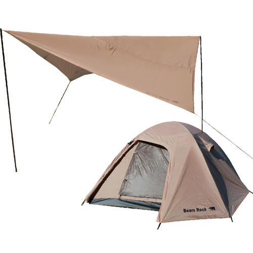 ハヤブサテント 4～5人用 タープセット TMSQT-501 - Bears Rock:寝袋